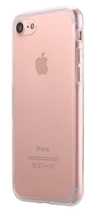 iphone 7  case 2 piece transparent full body protector case