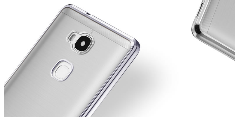 Huawei GT3 case Plating Bumper with clear gel back cover case