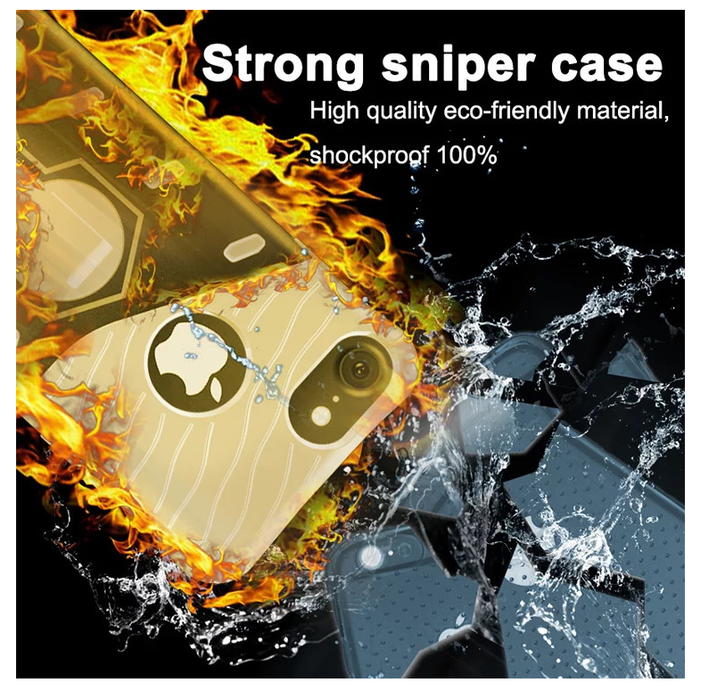 iPhone 7 Case Dual Layer Defender Slim Hybrid Kickstand Case