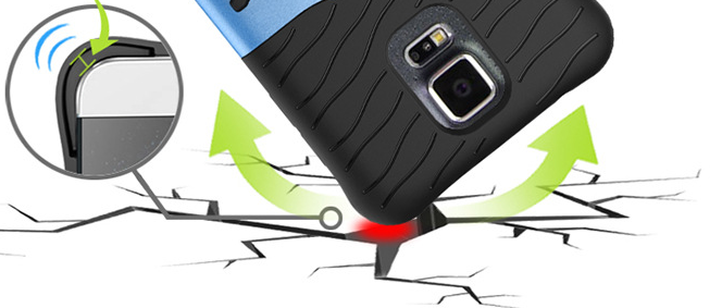 Galaxy S5 Case Heavy Duty Hybrid Kickstand Case