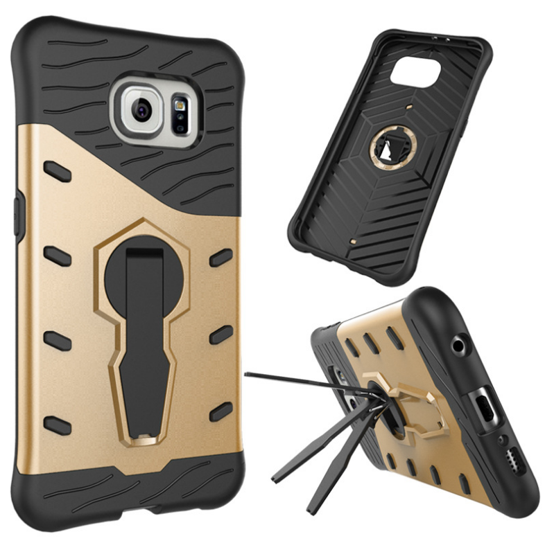 Galaxy S6 Case Heavy Duty Hybrid Kickstand+Combo