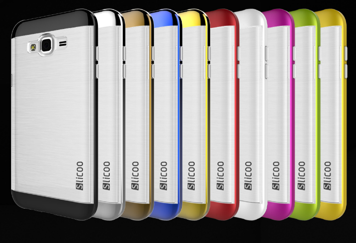 Galaxy J2 hybird bumper with clear back case