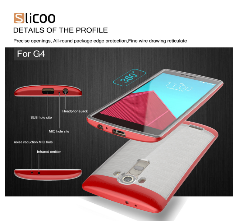 LG G4 hybird bumper with clear back case LG G4 hybird bumper with clear back case