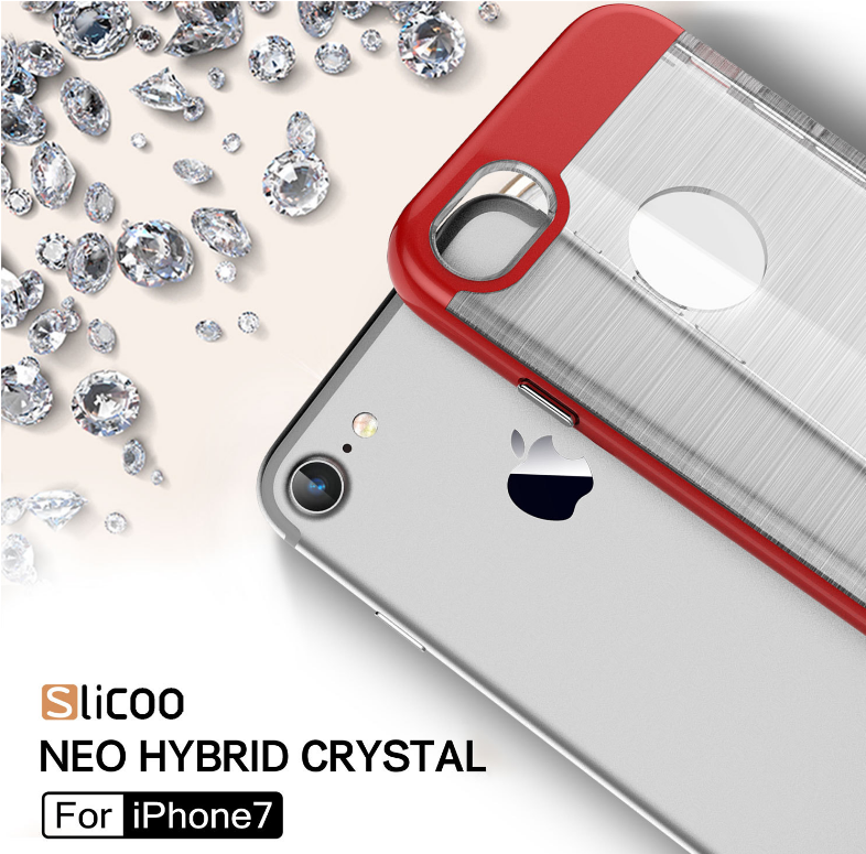 iphone 7 hybird bumper with clear back case iphone 7 hybird bumper with clear back case