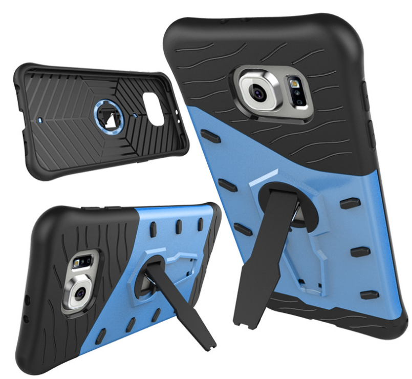 Galaxy S6 Case Heavy Duty Hybrid Kickstand+Combo