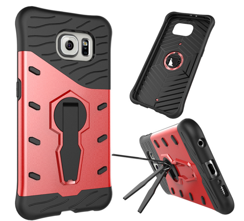 Galaxy S6 Case Heavy Duty Hybrid Kickstand+Combo
