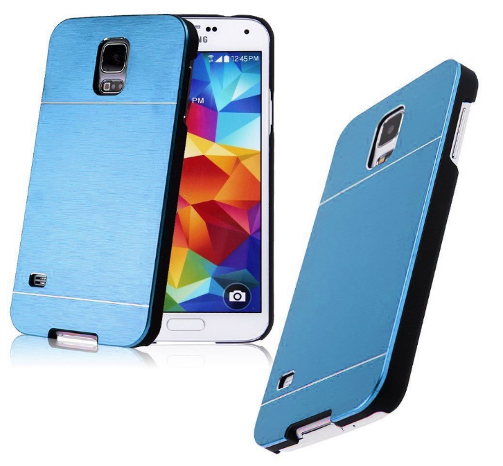 Galaxy S5 case aluminium hybrid case+Combo