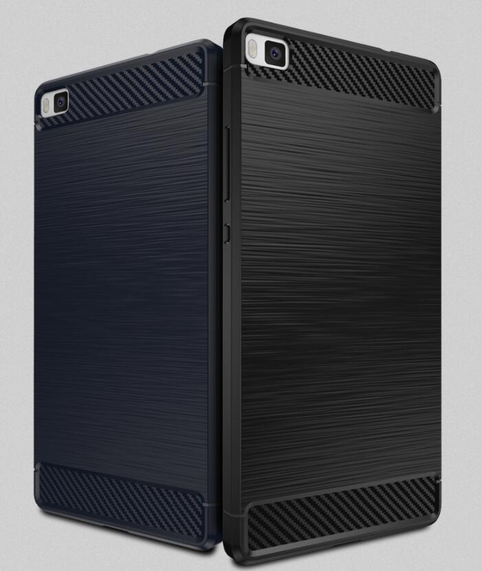 HUAWEI P8 LITE case impact proof rugged case with carbon fiber