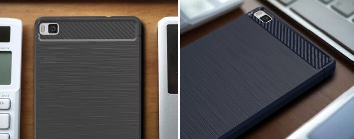 HUAWEI P8 LITE case impact proof rugged case with carbon fiber