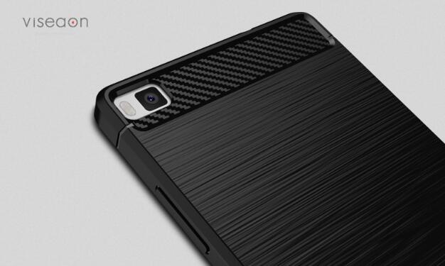 HUAWEI P8 LITE case impact proof rugged case with carbon fiber
