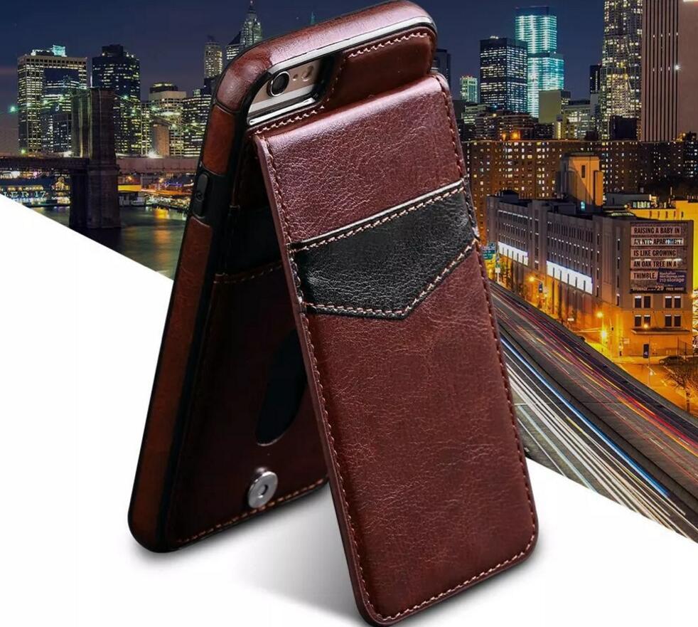 iPhone 7 plus 5.5 inch Case Kickstand wallet leather case