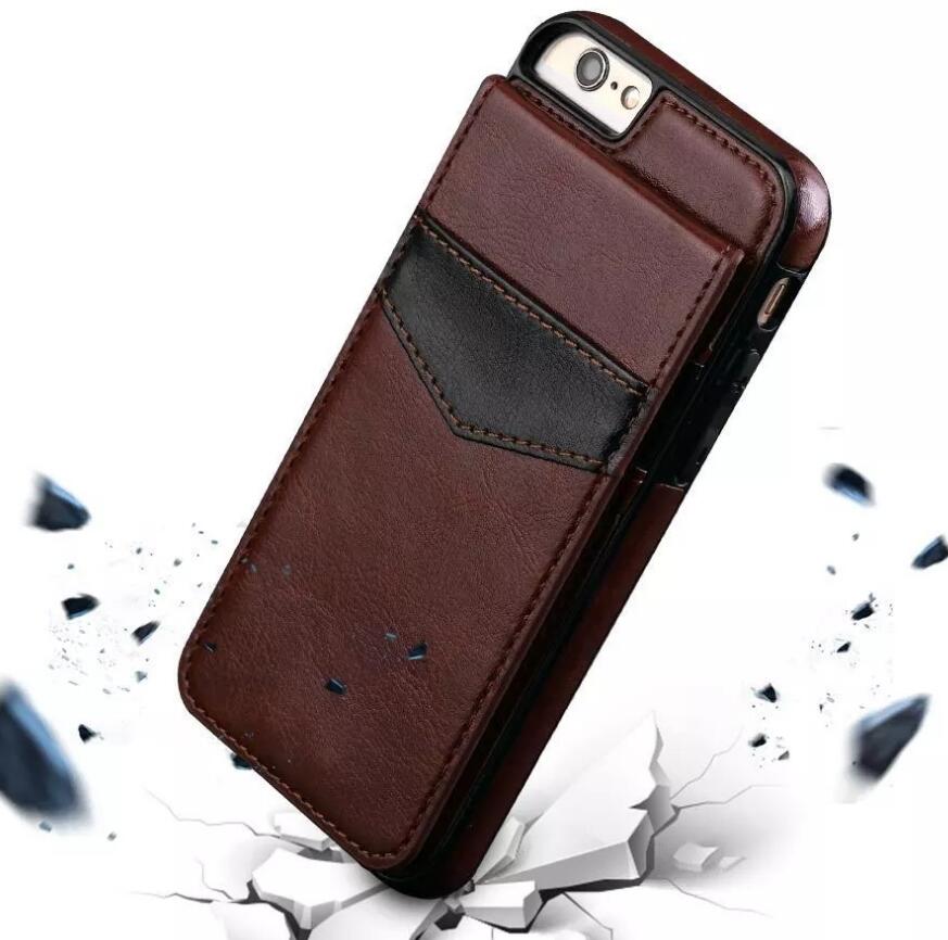 iPhone 7 plus 5.5 inch Case Kickstand wallet leather case