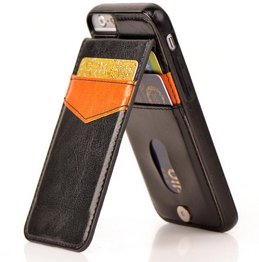 iPhone 7 plus 5.5 inch Case Kickstand wallet leather case