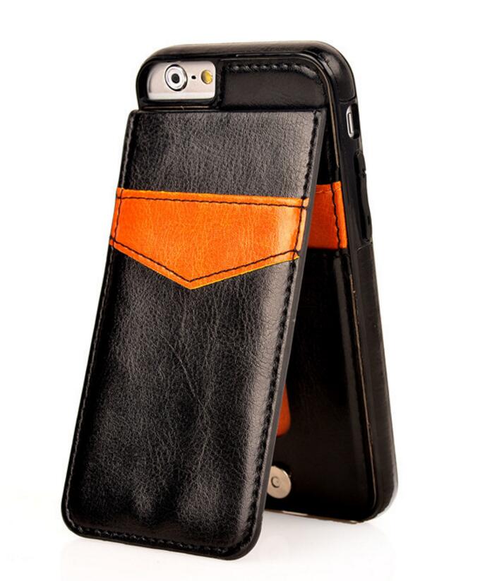 iPhone 7 plus 5.5 inch Case Kickstand wallet leather case