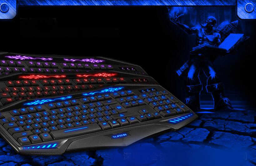 Gaming Keyboard with 3 Colour Backlight Gaming Keyboard with 3 Colour Backlight