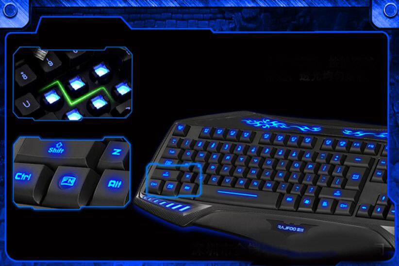 Gaming Keyboard with 3 Colour Backlight Gaming Keyboard with 3 Colour Backlight