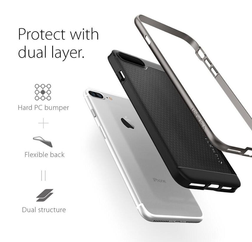 iPhone 7 Plus case Carbon Fibre with Bumper Case iPhone 7 Plus case Carbon Fibre with Bumper Case