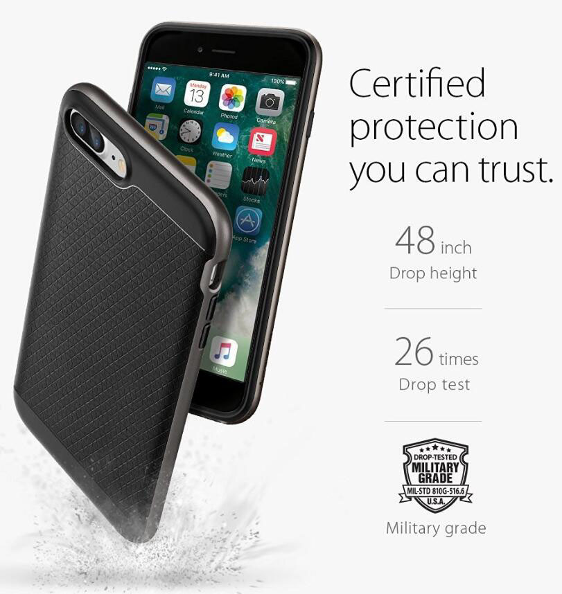 iPhone 7 Plus case Carbon Fibre with Bumper Case iPhone 7 Plus case Carbon Fibre with Bumper Case