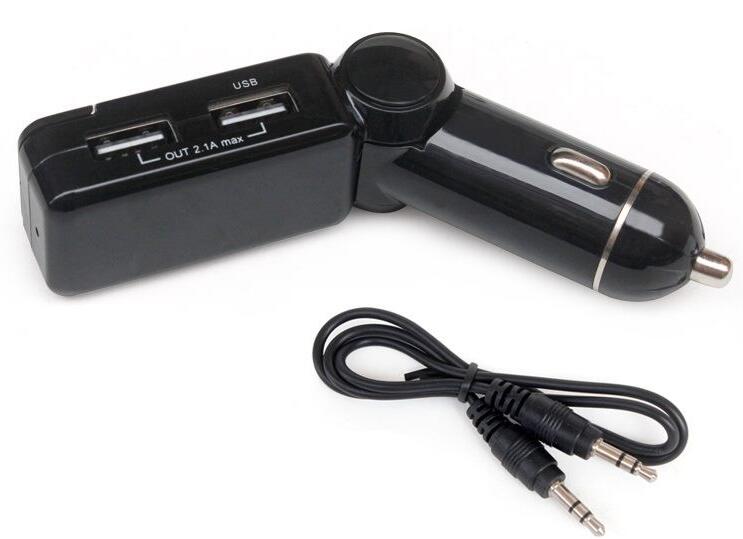 Bluetooth Audio MP3 Car Kit Dual USB Charger Bluetooth Audio MP3 Car Kit Dual USB Charger