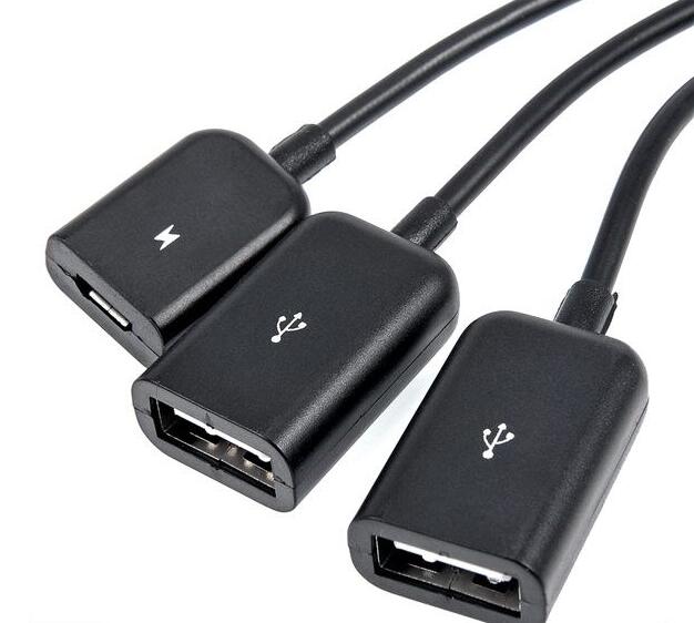 3 in 1 Micro USB OTG Hub Adapter Cable 3 Port 3 in 1 Micro USB OTG Hub Adapter Cable 3 Port