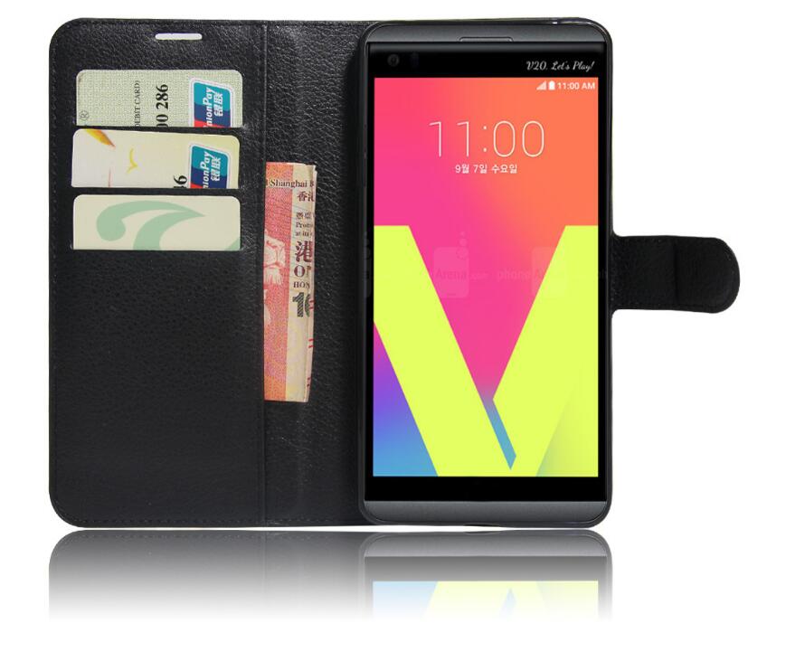 LG V20 Wallet leather cover case + combo
