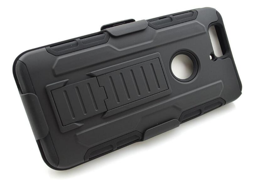 Google Nexus 6P Rugged Hybrid armor Case+Belt Clip Holster