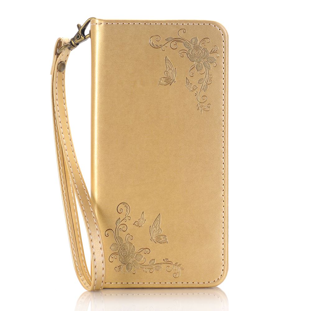 iPhone 5 5s se Premium Embossing wallet leather case