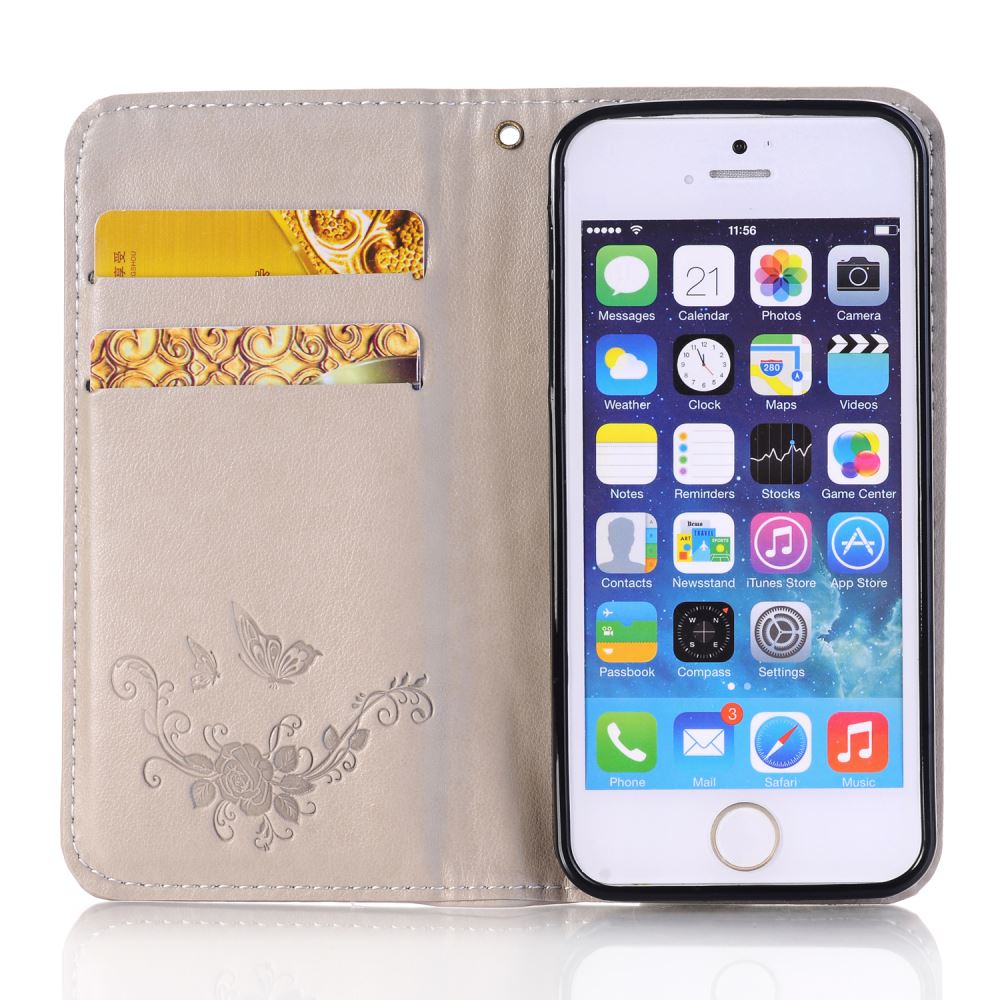 iPhone 5 5s se Premium Embossing wallet leather case iPhone 5 5s se Premium Embossing wallet leather case