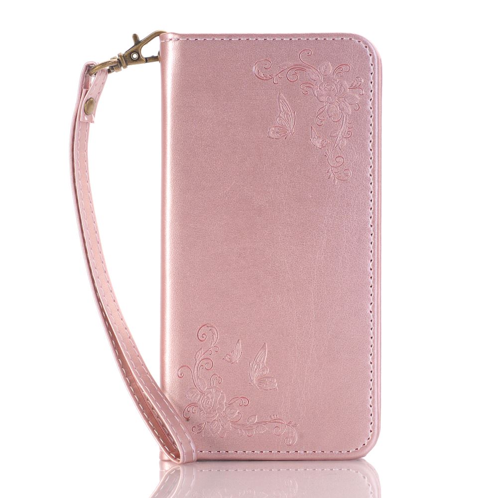 iPhone 6 6S Premium Leather Embossing wallet Folio case
