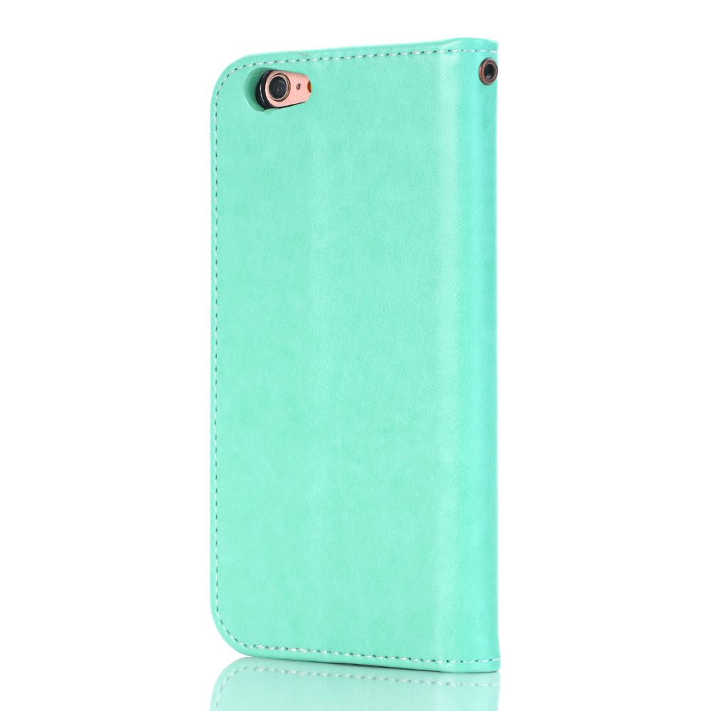 iPhone 6 6S Premium Leather Embossing wallet Folio case