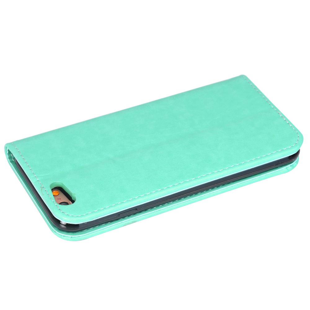 iPhone 6 6S Premium Leather Embossing wallet Folio case