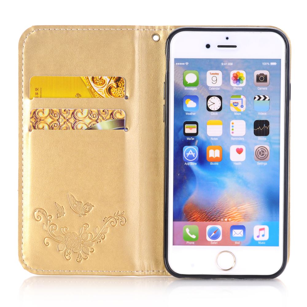 iPhone 6 6S Plus case Premium Leather Embossing wallet Folio case iPhone 6 6S Plus case Premium Leather Embossing wallet Folio case