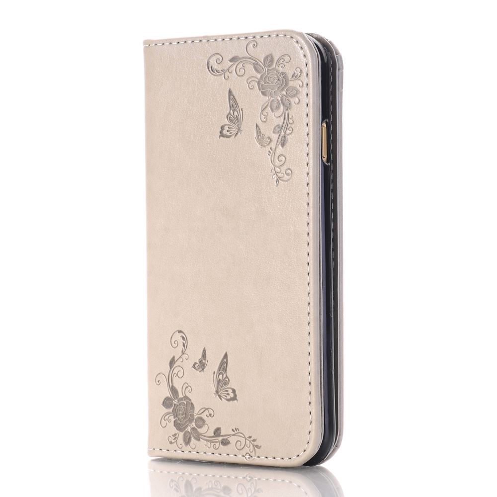 iPhone 7 Premium Leather Embossing wallet Folio case