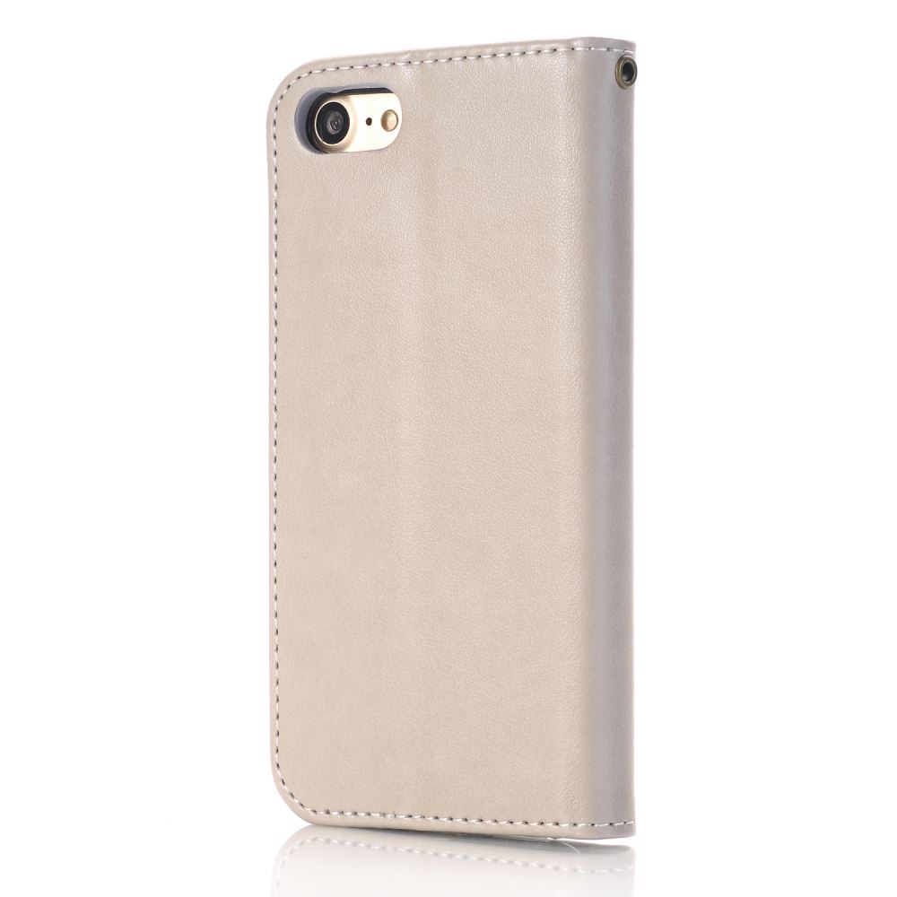 iPhone 7 Premium Leather Embossing wallet Folio case