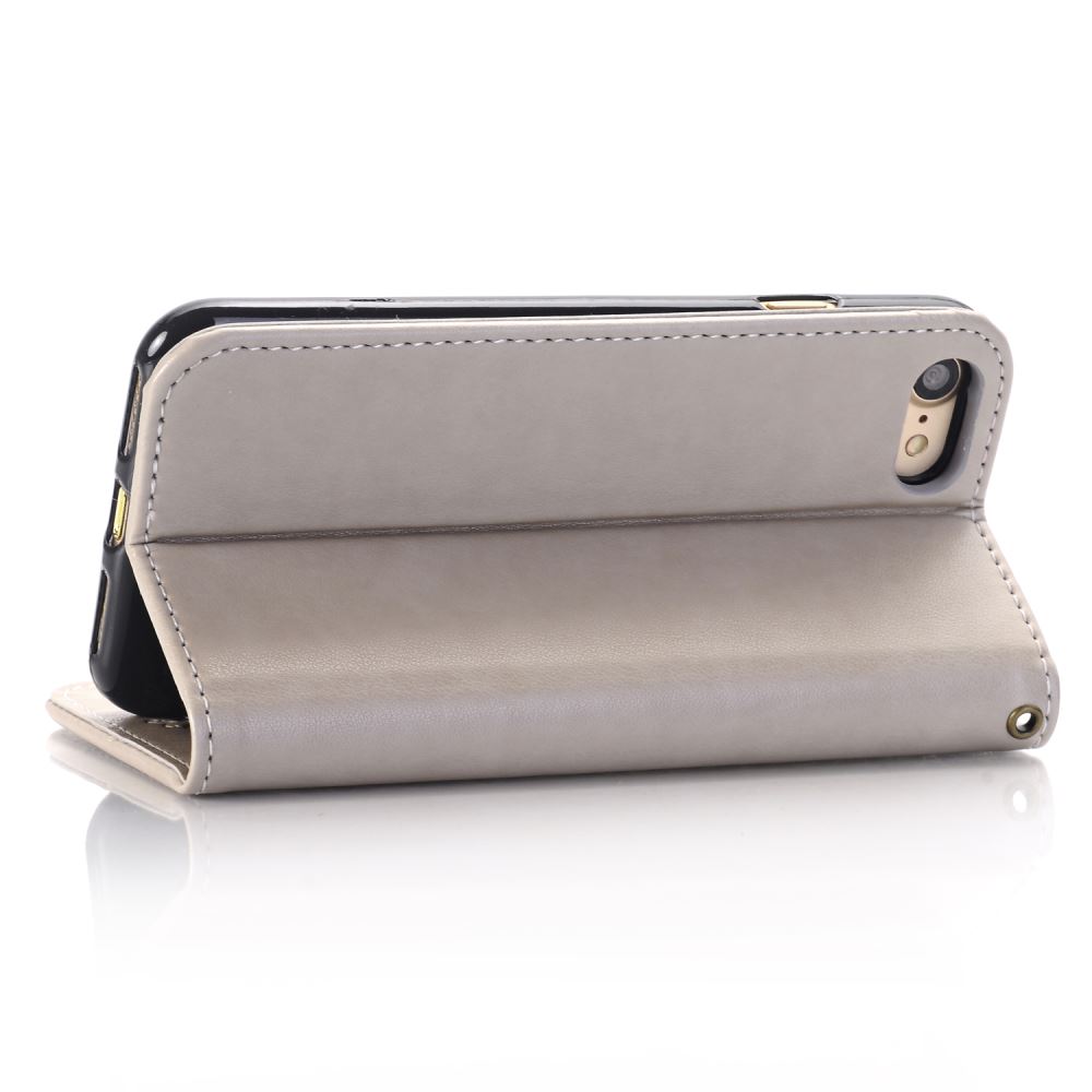 iPhone 7 Premium Leather Embossing wallet Folio case