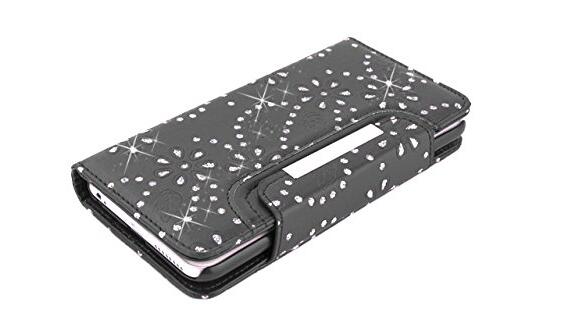 Galaxy Note 5 bling leather wallet case detachable Galaxy Note 5 bling leather wallet case detachable