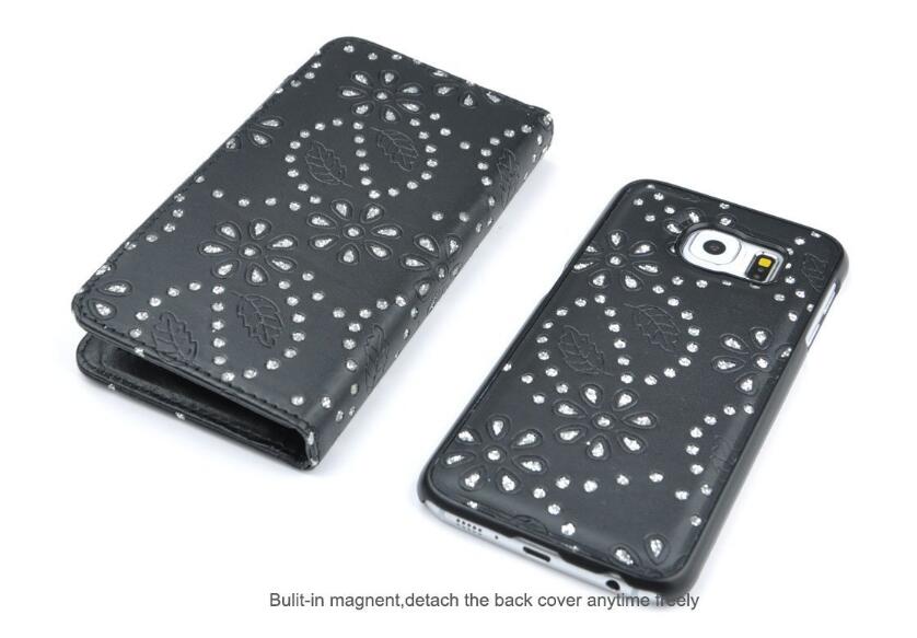 Galaxy Note 5 bling leather wallet case detachable Galaxy Note 5 bling leather wallet case detachable
