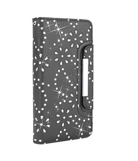 Galaxy s6 bling leather wallet case detachable Galaxy s6 bling leather wallet case detachable