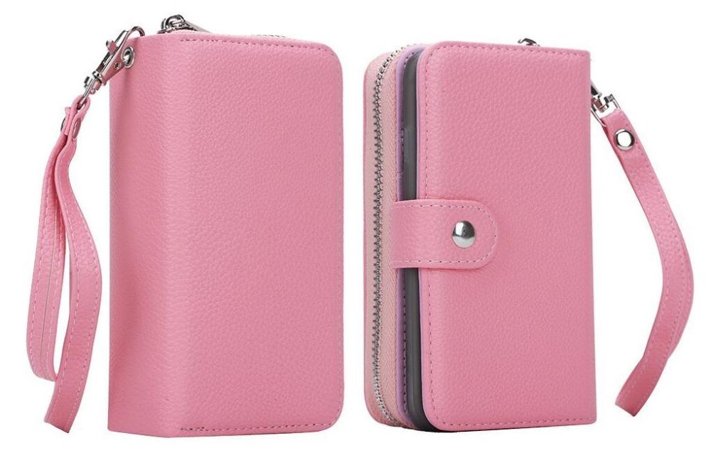iPhone 7 detachable full wallet leather case