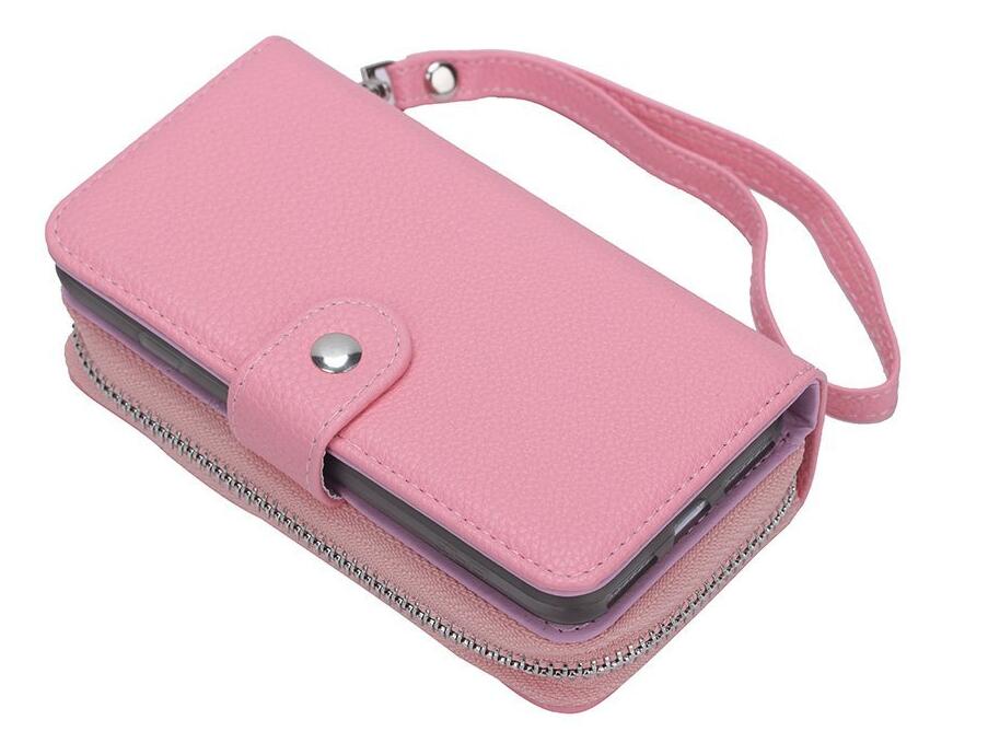 iPhone 7 detachable full wallet leather case