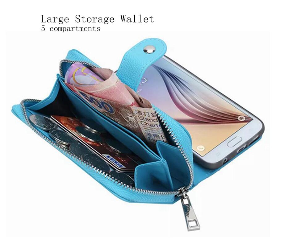 Galaxy S6 detachable full wallet leather case Galaxy S6 detachable full wallet leather case