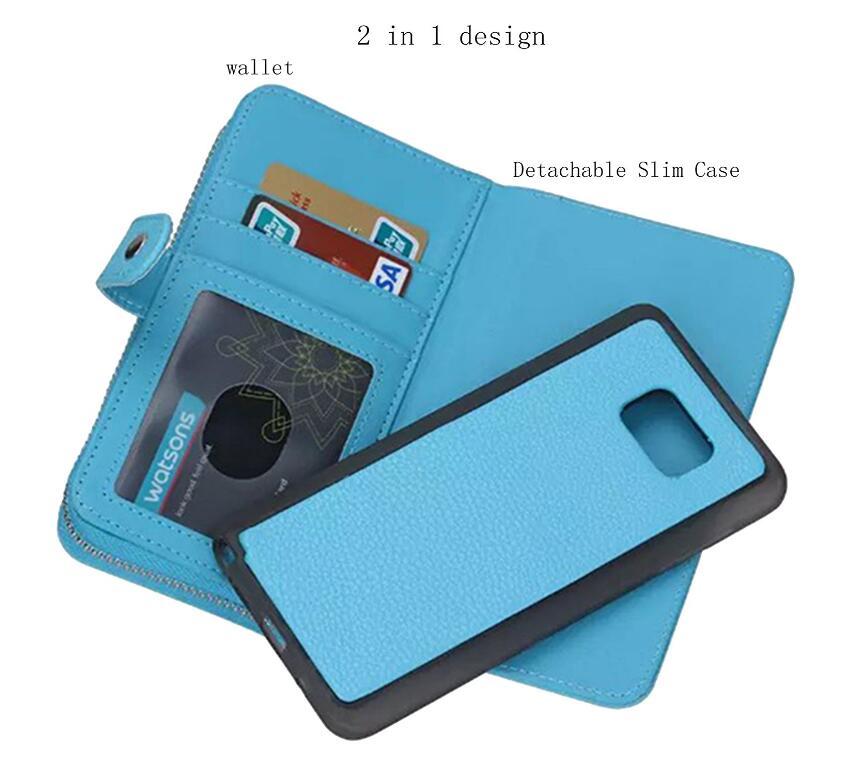Galaxy S6 detachable full wallet leather case Galaxy S6 detachable full wallet leather case