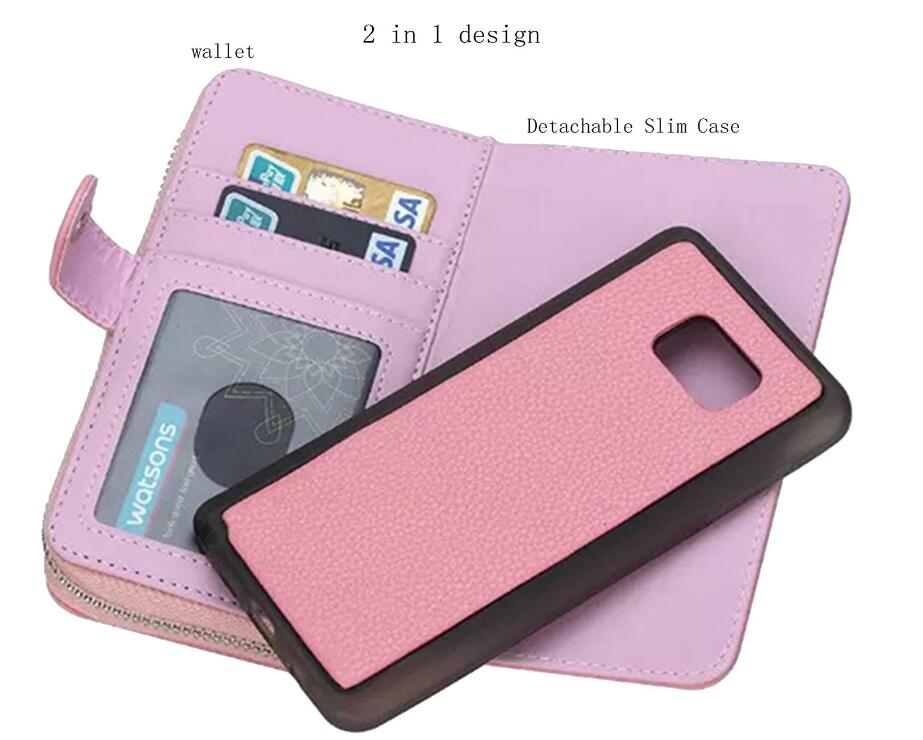 Galaxy S6 detachable full wallet leather case Galaxy S6 detachable full wallet leather case
