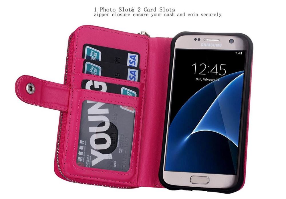 Galaxy S7 detachable full wallet leather case Galaxy S7 detachable full wallet leather case