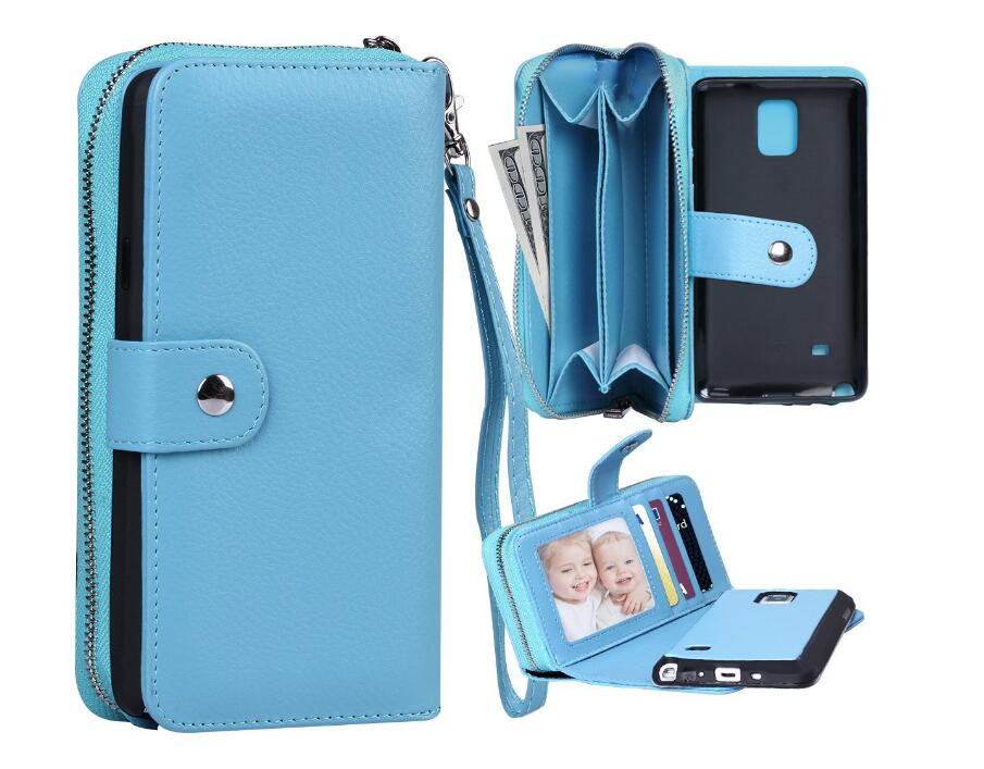 Galaxy Note 4 detachable full wallet leather case