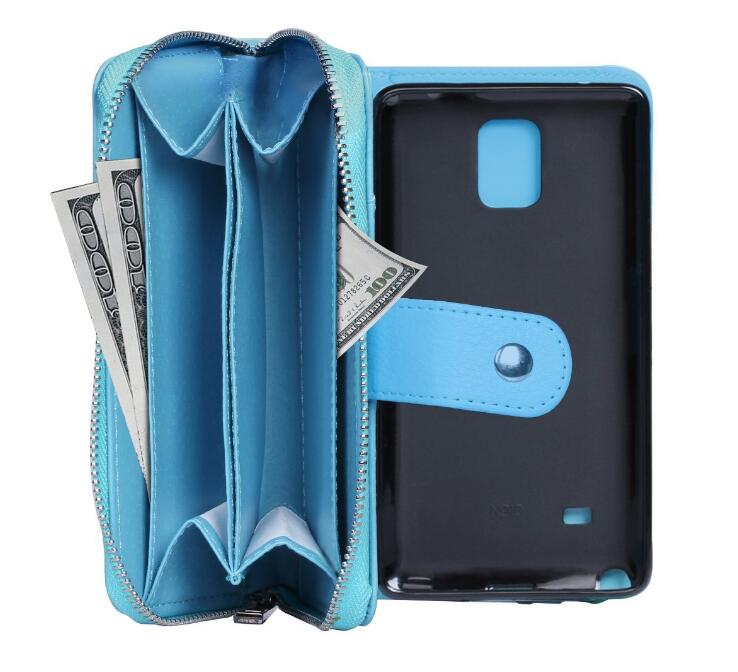 Galaxy Note 4 detachable full wallet leather case