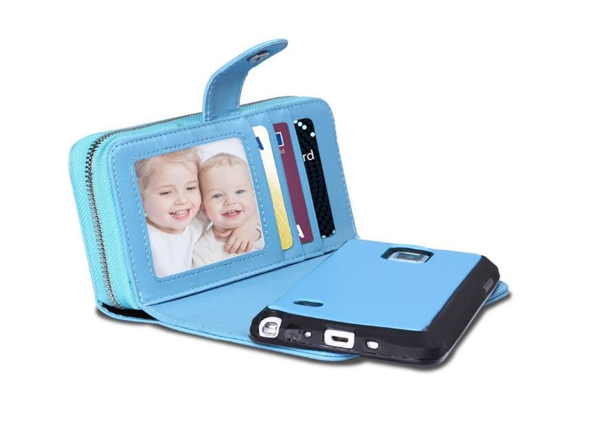 Galaxy Note 4 detachable full wallet leather case