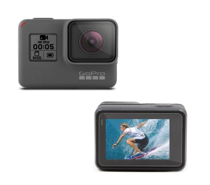 LCD Screen + Lens Protector  HD Protectors compatible with GoPro HERO 5