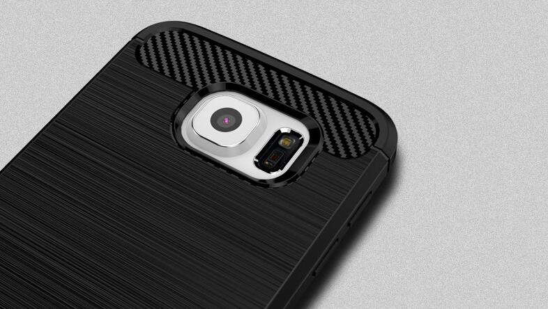 Galaxy S6 case impact proof rugged case with carbon fiber