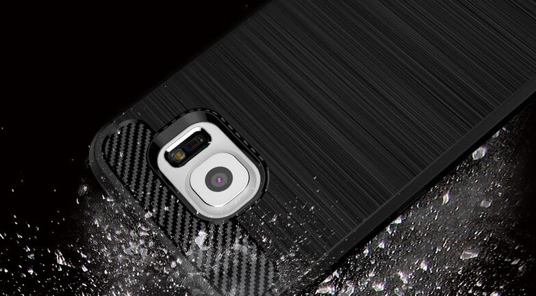 Galaxy S6 case impact proof rugged case with carbon fiber